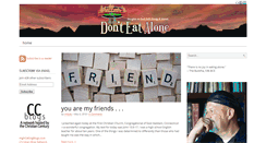 Desktop Screenshot of donteatalone.com